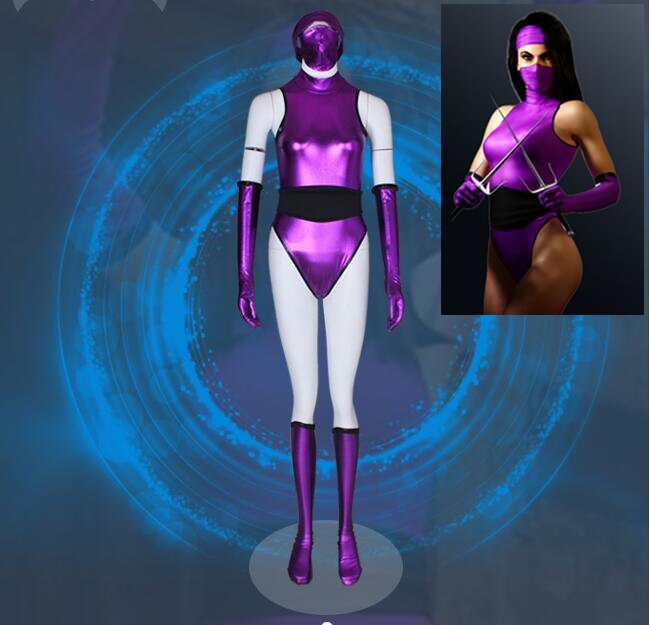  Mortal Kombat 2 Mileena Cosplay Costumes  Jumpsuit haloween ũ carvinal ǻ    